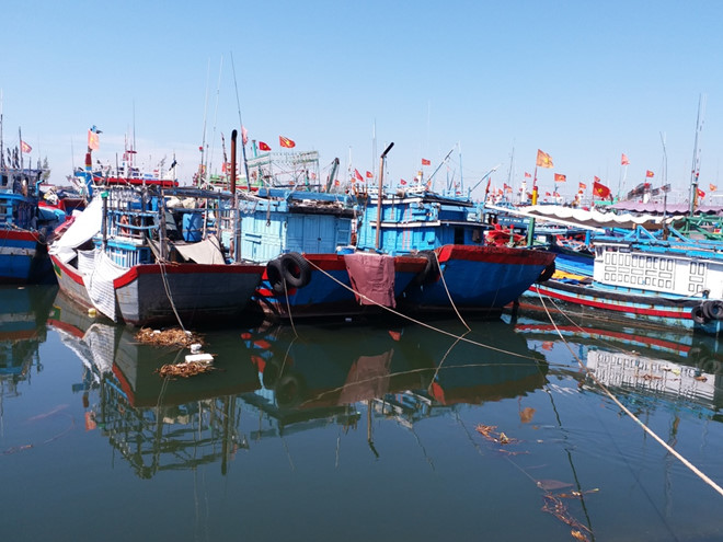 Tàu đánh bắt xa bờ của ngư dân cửa biển Sa Kỳ (Quảng Ngãi) /// Ảnh: P.A