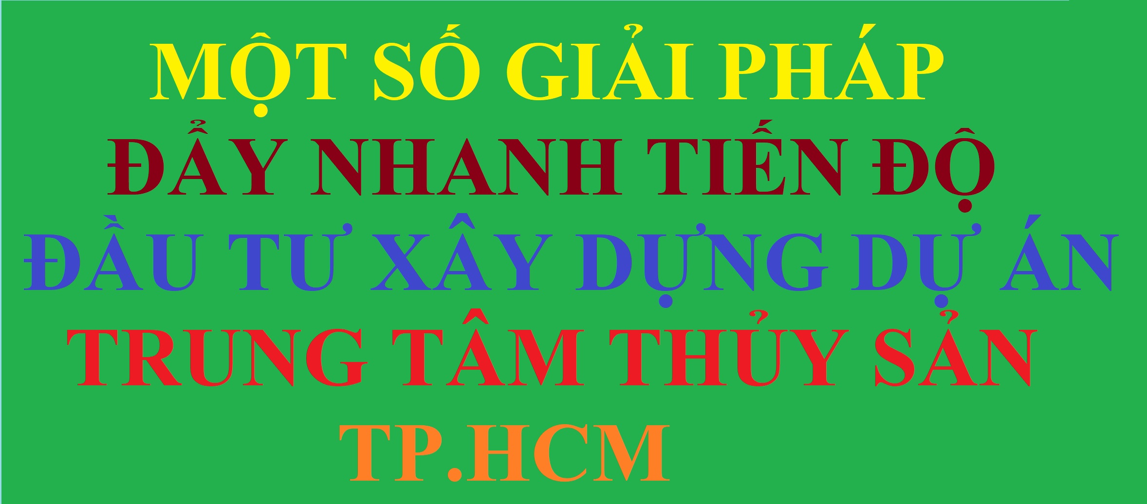 Mot so giai pap DNTDDTXD TTTSTPHCM